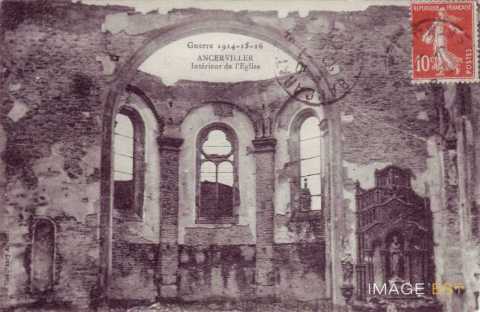 Eglise détruite (Ancerviller)
